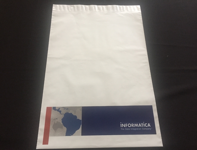 Encomendar Envelope Plástico com Cola Tatuapé - Envelope Plástico Transparente Impresso