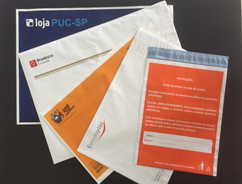 Envelope Comercial Personalizado Comprar Serra da Cantareira - Envelope Personalizado de Plástico