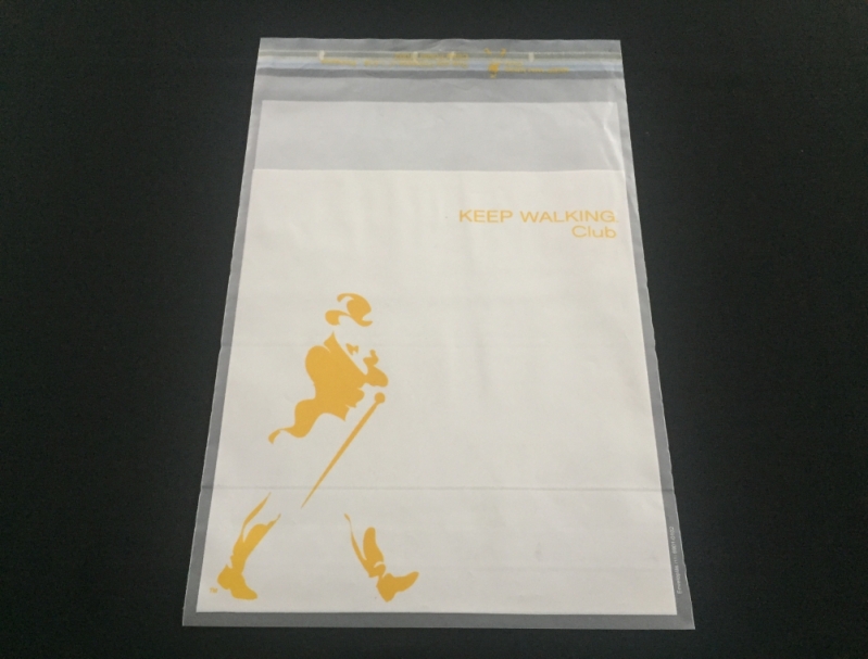 Envelope de Aba Adesivada para Catálogos Valores Saúde - Envelope Plástico Transparente com Aba Adesivada