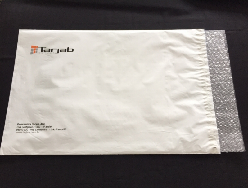 Envelope Plástico Bolha Personalizado Taboão da Serra - Envelope Plástico Circulação Interna