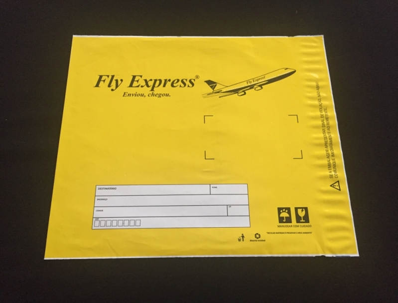 Envelope Plástico Que Fecha Preço Guararema - Envelope Plástico Transparente Impresso