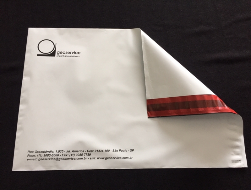 Envelope Plástico Segurança Personalizado Comprar Aeroporto - Envelope Personalizado com Lacre Permanente
