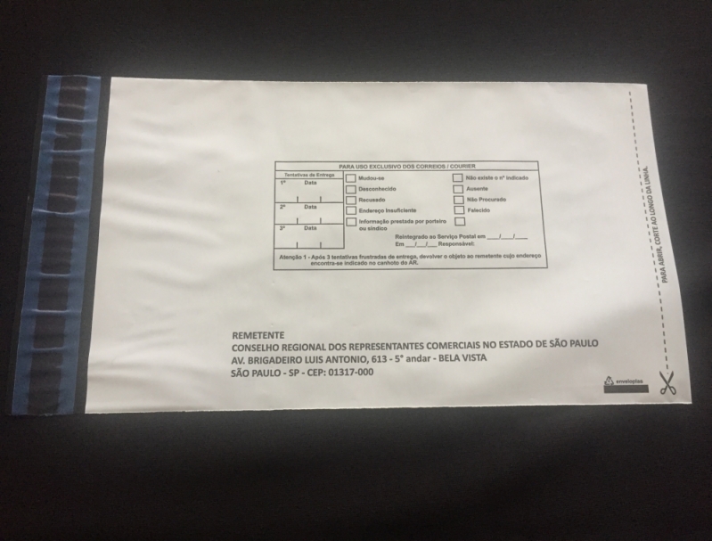 Envelopes de Segurança para Malote Presidente Prudente - Envelope de Segurança Impresso