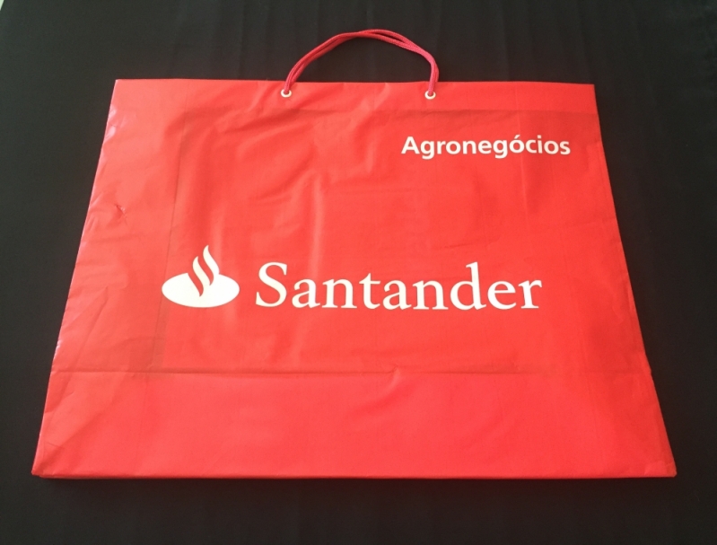 Pedido de Sacola Personalizada com Logo Santos - Sacola Personalizada para Empresa