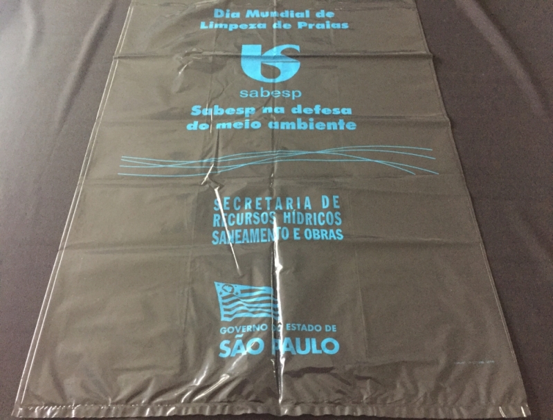 Saco de Plástico Grande Encomendar Vila Carrão - Saco Plástico com Logo