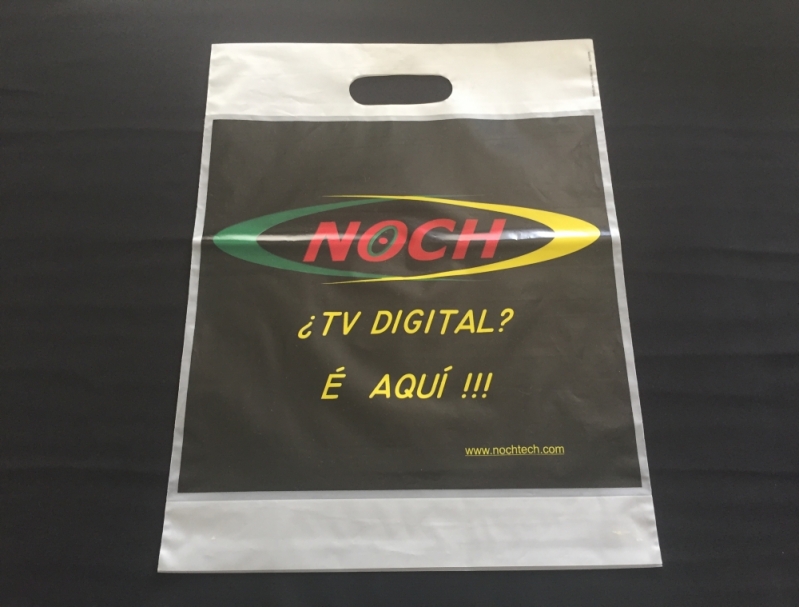 Sacola Personalizada com Dobra no Fundo Preço República - Sacola Personalizada Promocional