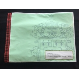 envelope plástico com cola preço Suzano
