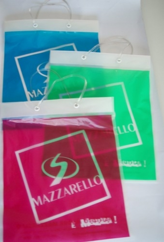 Valor de Saco Plástico Transparente Personalizado Jandira - Saco Personalizado de Correspondência Interna em Plástico Durável